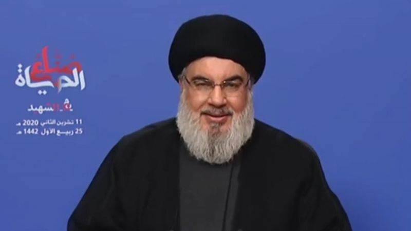 كلمة السيد حسن نصر الله في احتفال يوم شهيد حزب الله